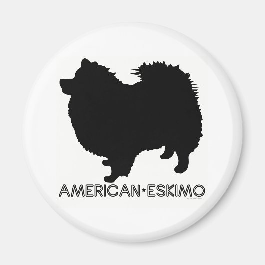 American Eskimo Magnet (Vorne)