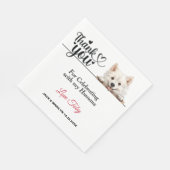 American Eskimo Paper Serviette (Ecke)