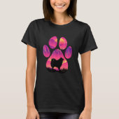 American Eskimo Paw Mom Dad Dog Women Men T-Shirt (Vorderseite)