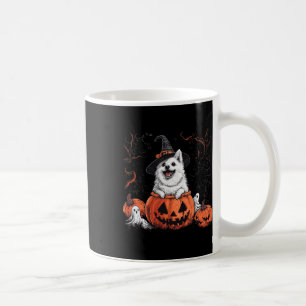 American Eskimo Pumpkin Halloween Erntedank Männer Kaffeetasse