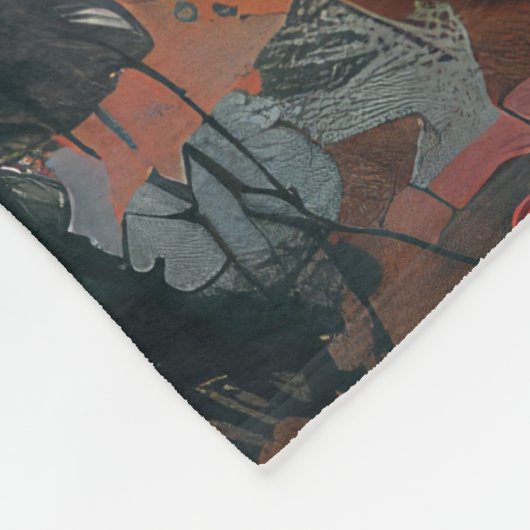 American Eskimo Riding Motorrad Halloween Beängsti Fleecedecke (Ecke)