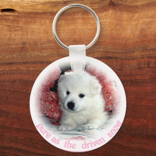 American Eskimo Schlüsselanhänger (Vorderseite)