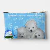 "American Eskimo (Spitz) Dog" Zubehörtasche (Rückseite)