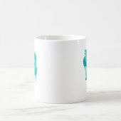 American Eskimo Watercolor Design Kaffeetasse (Mittel)