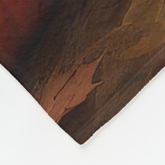 American Eskimo Welpe Autumn Delight Pumpkin Fleecedecke (Ecke)