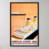 American Export Lines Poster (Vorne)