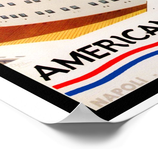 American Export Lines Poster (Ecke)