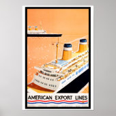 American Export Lines Poster (Vorne)