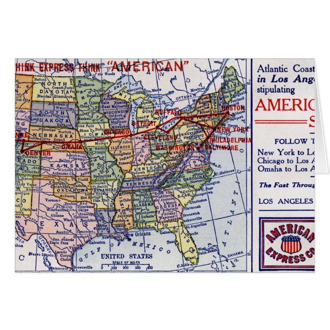 AMERICAN EXPRESS SHIPPING (Vorderseite (Horizontal))