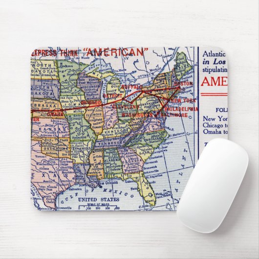 AMERICAN EXPRESS-VERSENDEN MOUSEPAD (Mit Mouse)