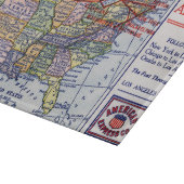 AMERICAN EXPRESS-VERSENDEN SCHNEIDEBRETT (Ecke)