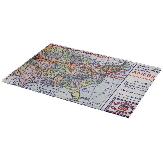 AMERICAN EXPRESS-VERSENDEN SCHNEIDEBRETT (Ecke)