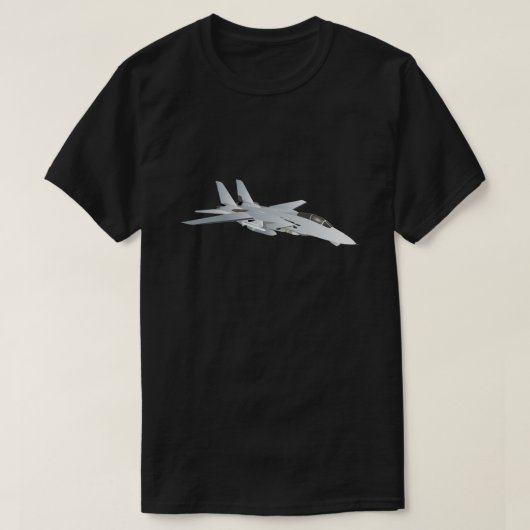 American F-14 Jet Fighter T-Shirt (Design vorne)