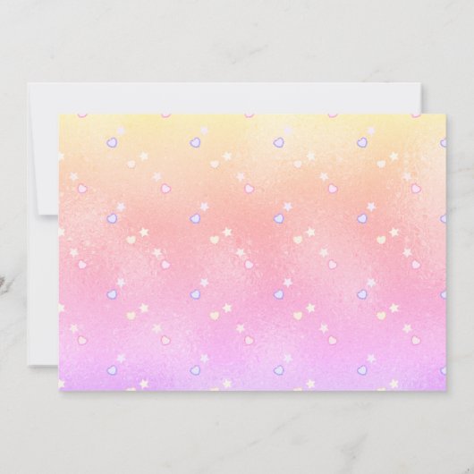 American Fairy Princess Ballerina Poem Dankeskarte (Rückseite)