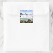 American Falls at Niagara Falls Quadratischer Aufkleber (Tasche)