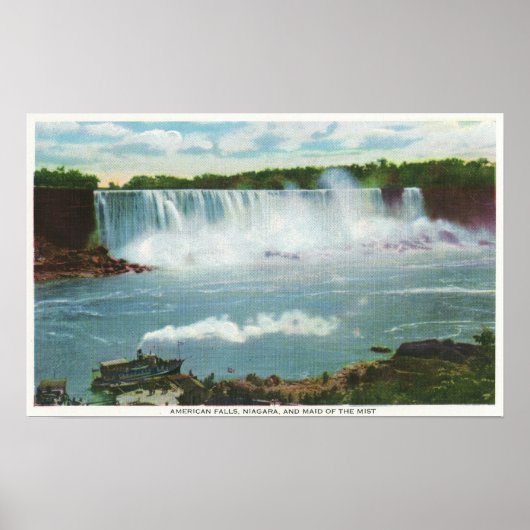 American Falls Maid of the Mist View Poster (Vorne)