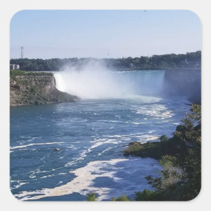 American Falls Quadratischer Aufkleber