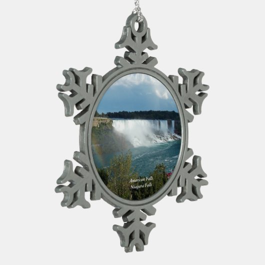 American Falls Snowflake Ornament 1 (Links)