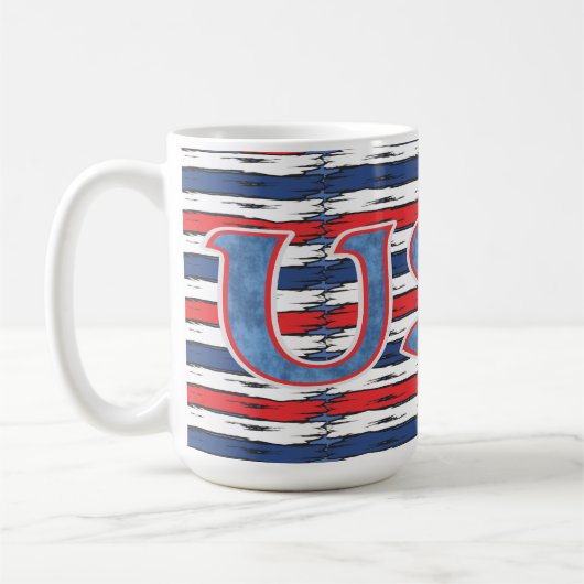 American Family Patriotic Sommerferien Kaffeetasse (Links)