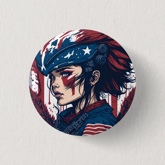 american fan 15 button (Vorderseite)