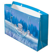 American Farm Signature Gift Bag Große Geschenktüte (Rückseite Schrägansicht)