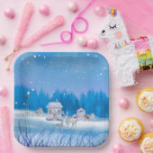 American Farm Signature Paper Plate Pappteller (Party)