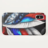 American Feathers Case-Mate iPhone Hülle (Rückseite (Horizontal))