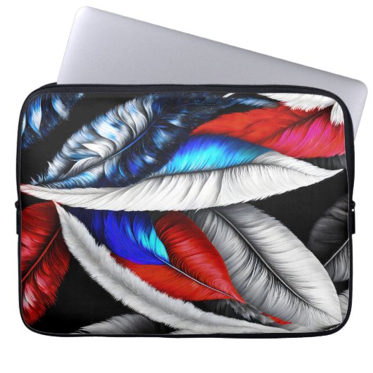 American Feathers Laptopschutzhülle (Vorderseite)