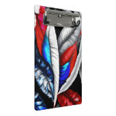 American Feathers Mini Klemmbrett (Schrägansicht)