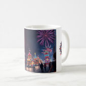 American Festival 4. Juli Feier Feuerwerk Kaffeetasse (VorderseiteRechts)