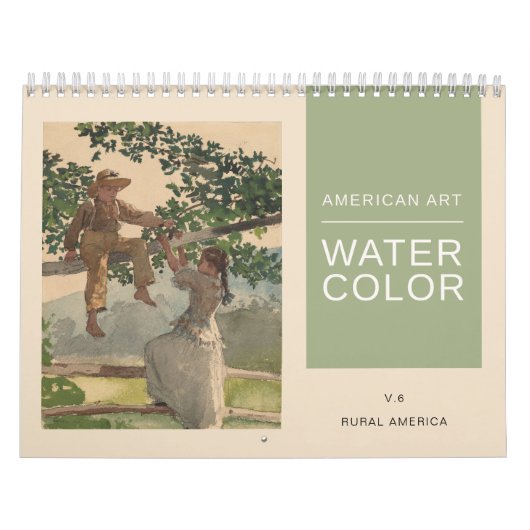 American Fine Art Watercolor Kalender (Titelbild)