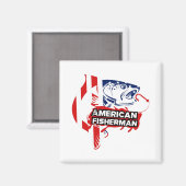 American Fisherman Magnet (Vorderseite/Rückseite)