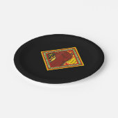American Fist Melanin Black Pride Music Pappteller (Schrägansicht)