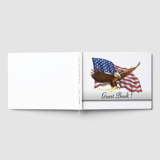 American Flag 4. Juli Gästebuch (Voll)