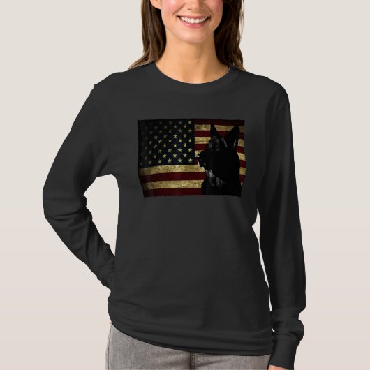 American Flag 4. Juli Gsd. T-Shirt (Vorderseite)