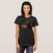 American Flag 4. Juli Gsd. T-Shirt (Vorne ganz)