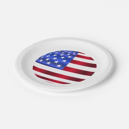 American Flag, 4. Juli Paper Teller (Schrägansicht)