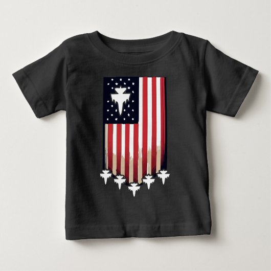 American Flag 4th of July-65079 Baby T-shirt (Vorderseite)