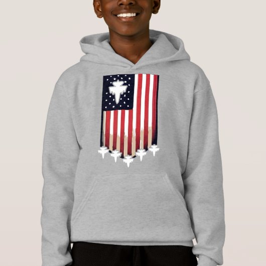 American Flag 4th of July-65079 Hoodie (Vorderseite)