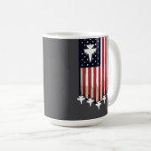 American Flag 4th of July-65079 Kaffeetasse (VorderseiteRechts)