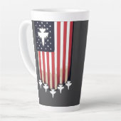American Flag 4th of July-65079 Milchtasse (Linke Ecke)