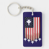 American Flag 4th of July-65079 Schlüsselanhänger (Vorderseite)