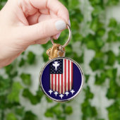 American Flag 4th of July-65079 Schlüsselanhänger (Hand)