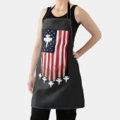 American Flag 4th of July-65079 Schürze (InSitu)