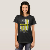 American Flag 911 Operator Dispatch-er Police Fire T-Shirt (Vorne ganz)