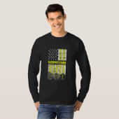 American Flag 911 Operator Dispatch Er Police Fire T-Shirt (Vorne ganz)