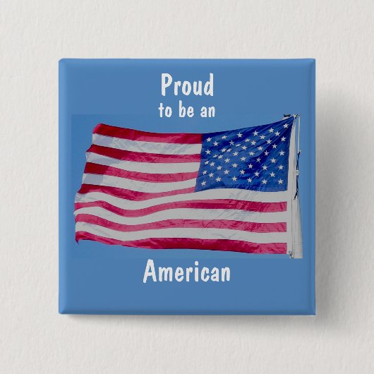 American Flag Abzeichen Button (Vorderseite)