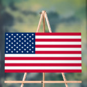 American Flag Acrylic Sign USA Patriotic Acrylschild (Neutral)