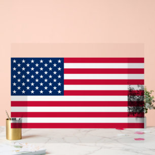 American Flag Acrylic Sign USA Patriotic Acrylschild