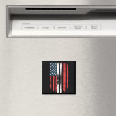 American Flag Alpinski _6 Magnet (In Situ (Geschirrspüler))
